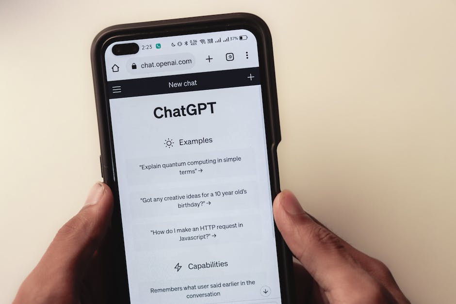 An image showing a person interacting with an AI chatbot, representing the capabilities of API Chat GPT.