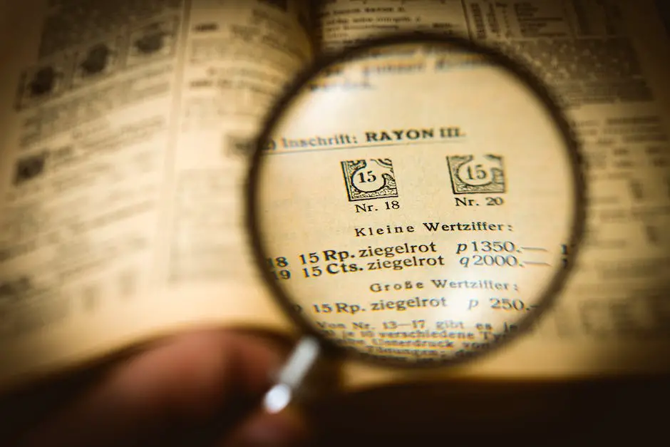 An image of a person holding a magnifying glass in front of text to represent investigating and uncovering hidden biases in AI language models.