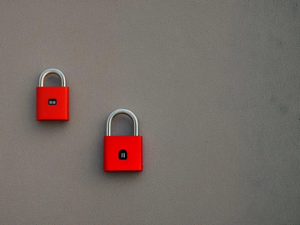 An image of a padlock symbolizing the protection of personal information.