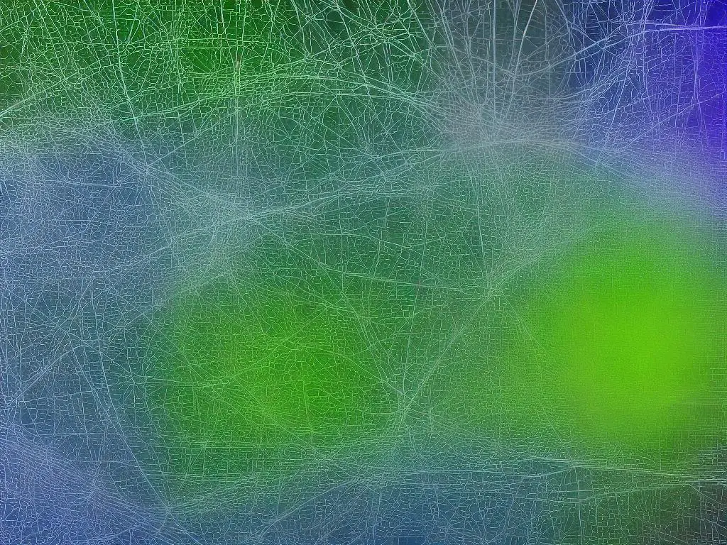 A picture of a neural network with interconnected nodes or neurons structured into layers with inputs, hidden, and output layers. The nodes are connected by lines that represent the connections between the neurons. The structure is similar to a human brain.